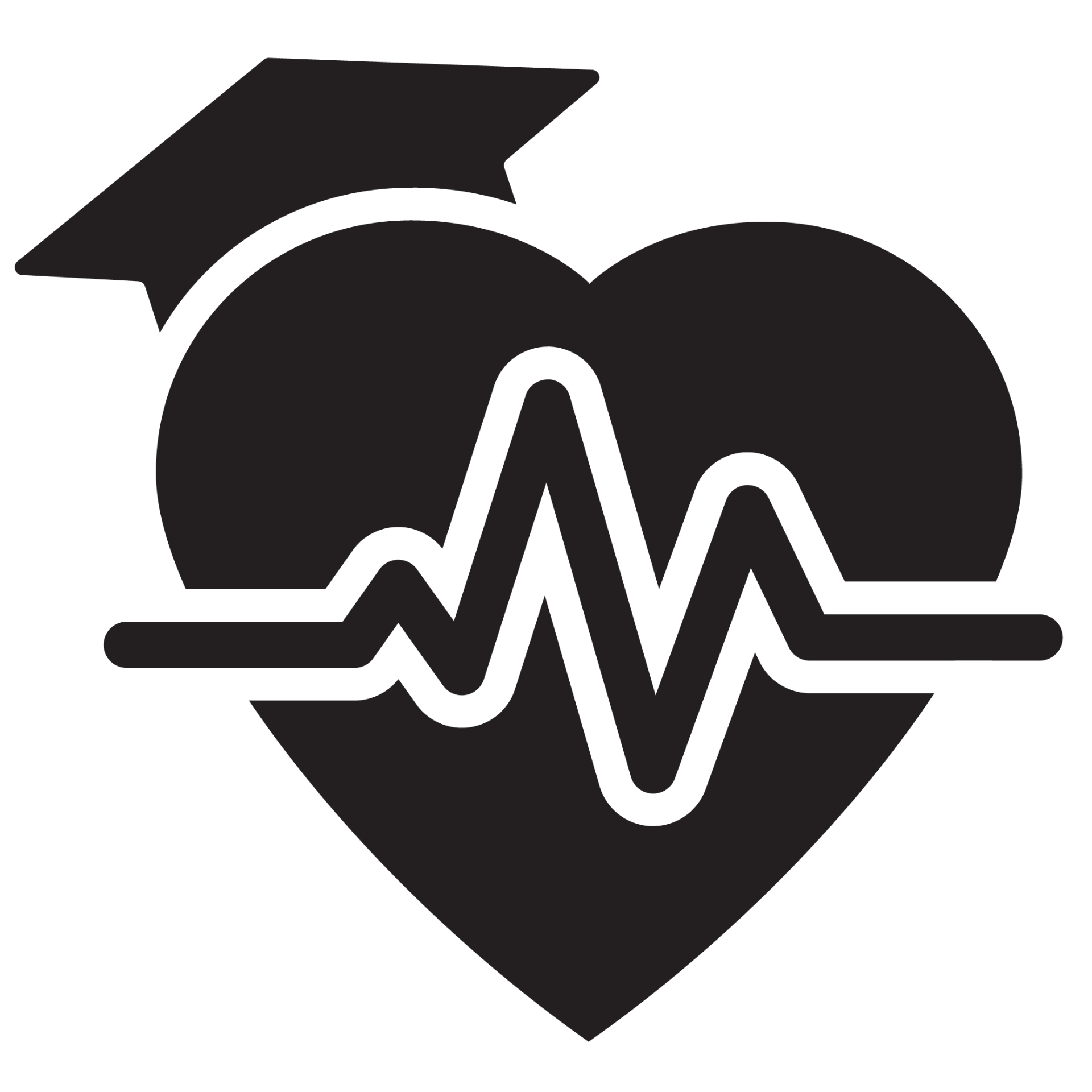Schoolbeat symbol dark