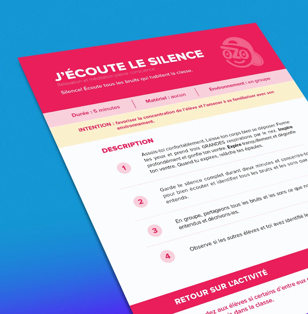 Activités de pleine conscience