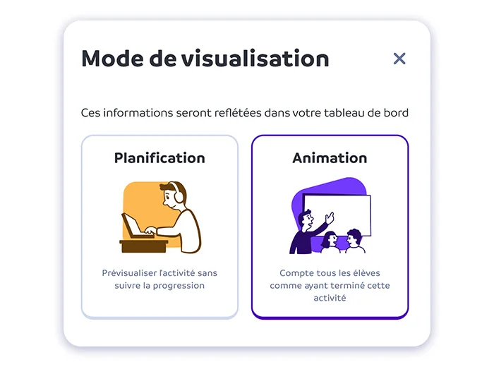  L’importance du mode «Animation»
