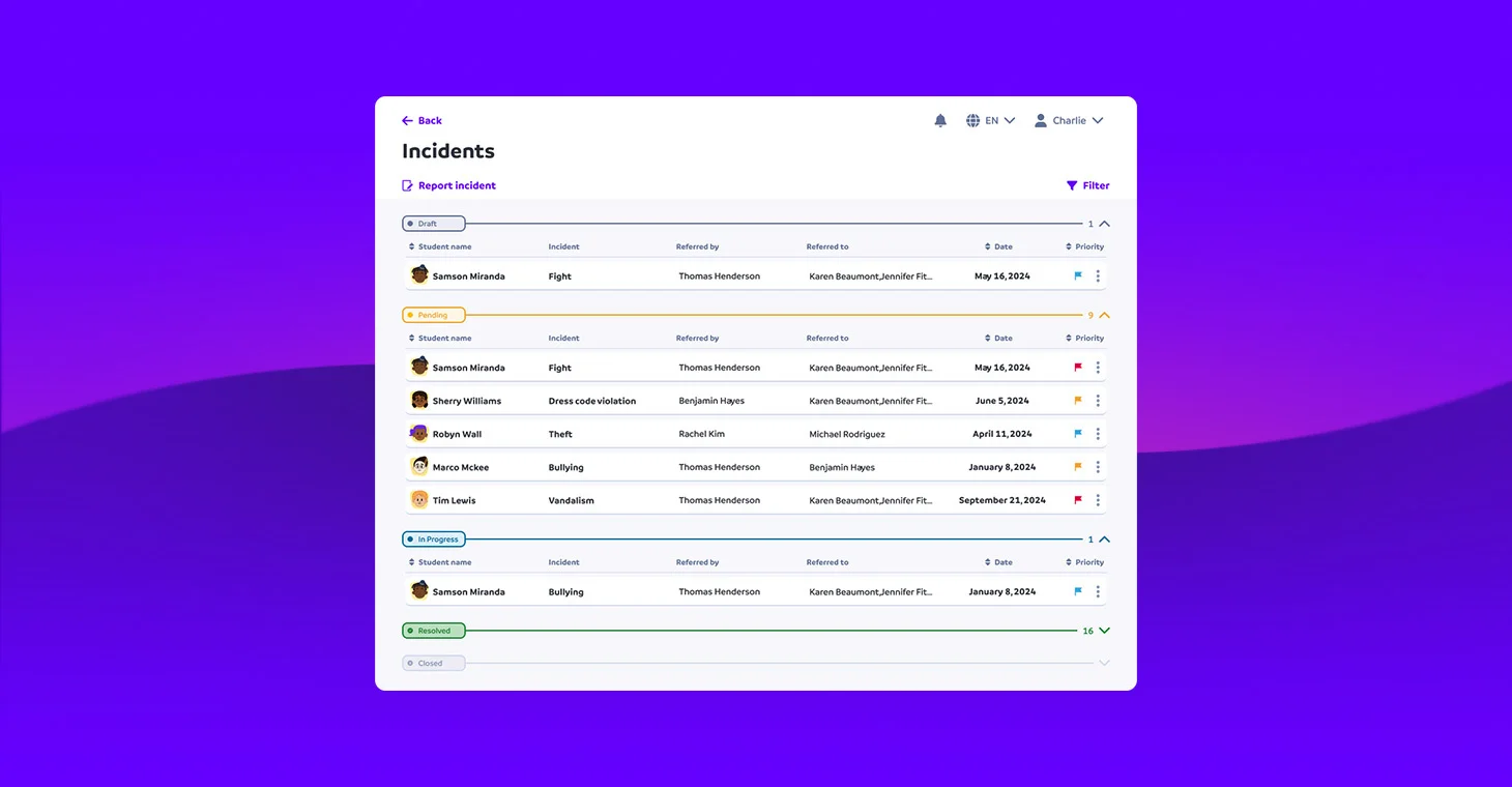 Upcoming: Schoolbeat's School Wide Behavior Tracking System